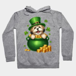 St Patricks Day Havanese Dog Hoodie